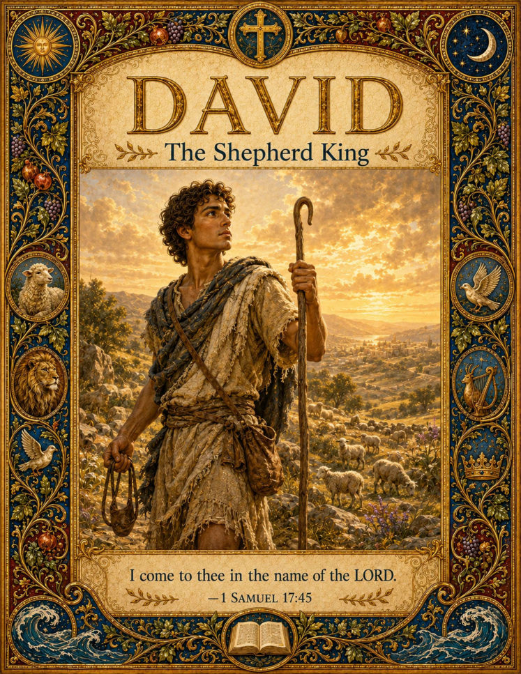 David page preview from The Illuminated People of the Bible