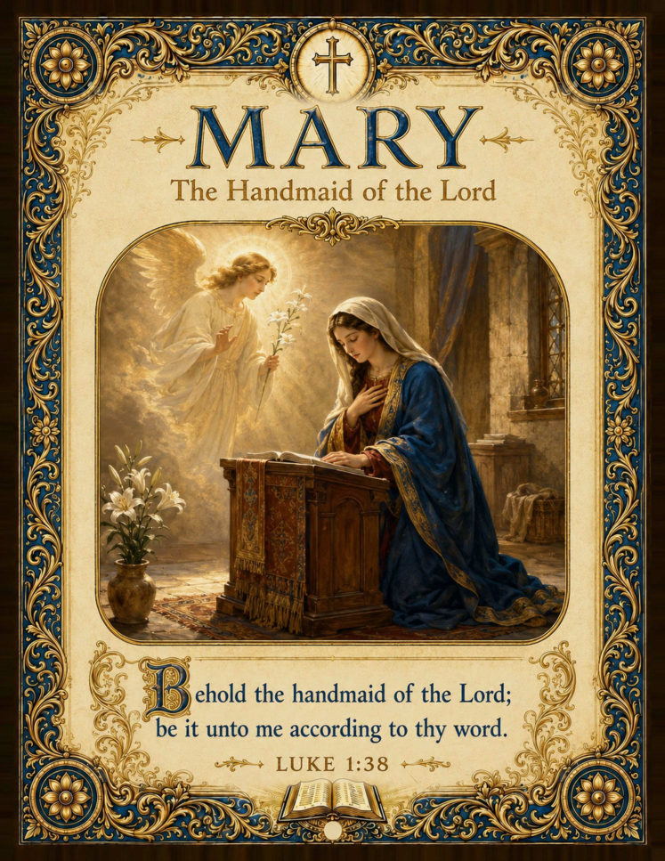 Mary page preview from The Illuminated People of the Bible